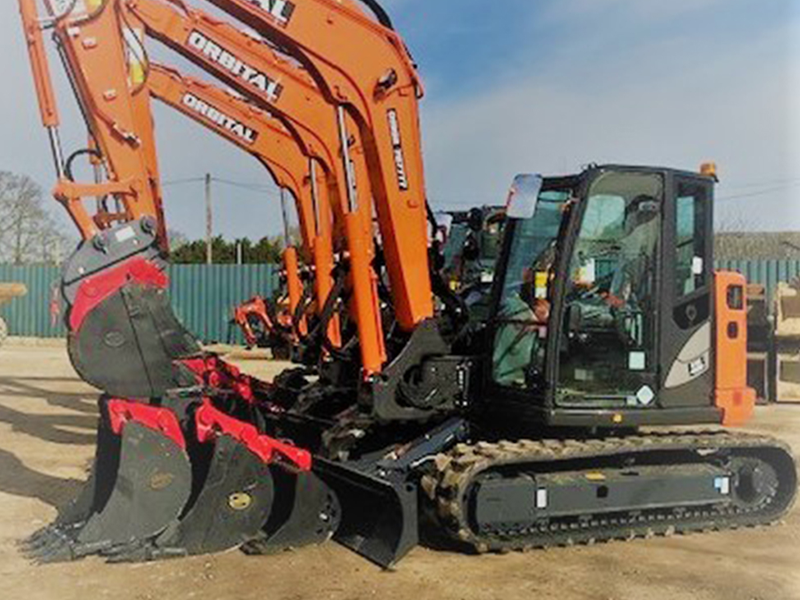 Orbital Equipment | Digger Hire | Mini Digger Hire | Excavator Hire